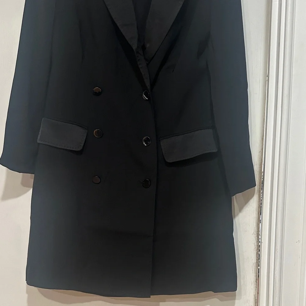 NWT LOFT Elegant Black Blazer Dress - Picture 6 of 8
